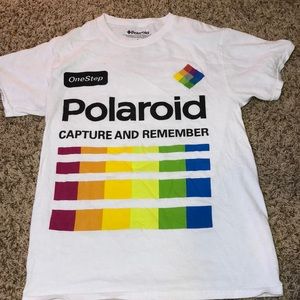 A Polaroid oversized t-shirt